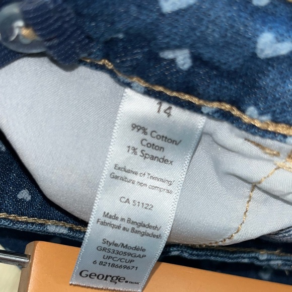 George heart denim distressed shorts - Picture 4 of 4